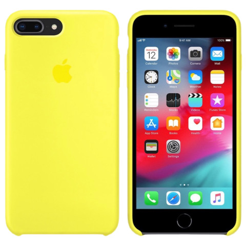 Чехол LUX Silicone Case на Iphone 8 Plus Flash